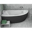 Панель для ванни Besco Milena 150 L Black / Чорна, + кріплення до панелі, екран для ванни (OAM-150-NLC) Панель для ванни Besco Milena 150 L Black / Чорна, + кріплення до панелі, екран для ванни (OAM-150-NLC)