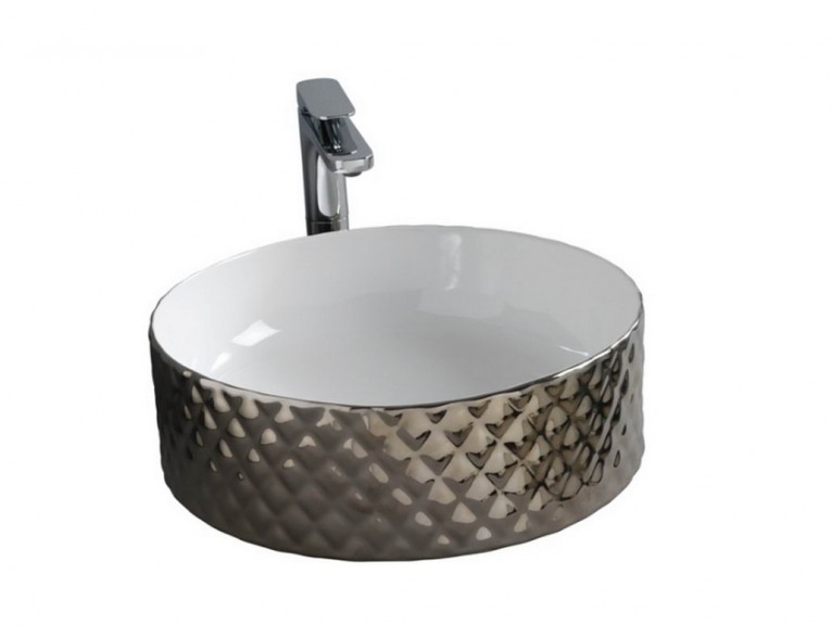 Умивальник на стільницю ArtCeram Rombo, platinum (OSL0090157)