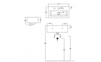Підвісний умивальник ArtCeram Fuori box 27, white (TFL0200100)
