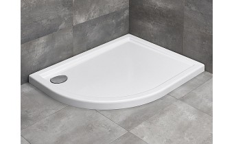 Душовий піддон асеметричний Radaway Tasos Plus E 100x80 см, Правий, білий (STE1086-30R) Душовий піддон асеметричний Radaway Tasos Plus E 100x80 см, Правий, білий (STE1086-30R)
