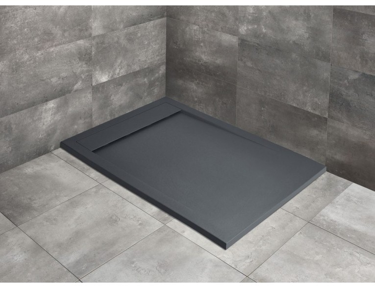 Душовий піддон, камяний Radaway Teos F 210x70 см, антрацит (HTF21070-64)