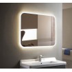 Квадратне дзеркало з LED підсвіткою у ванну UWiS Lion 600, 60х60x3 см