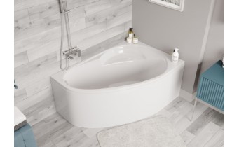 Ванна акрилова Vagnerplast Flora 150x100 см R, Правостороння (VPBA151FLA3PX-01)