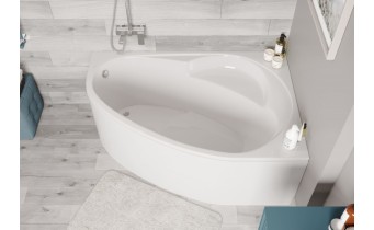 Ванна акрилова Vagnerplast Flora 150x100 см R, Правостороння (VPBA151FLA3PX-01)