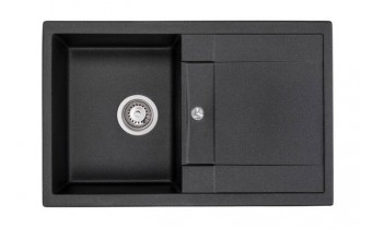 Кухонна мийка Granado Valencia 775x495 мм, black shine (0701) Кухонна мийка Granado Valencia 775x495 мм, black shine (0701)