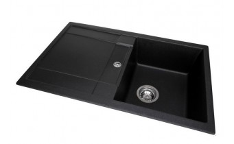 Кухонна мийка Granado Valencia 775x495 мм, black shine (0701)