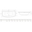 Ванна Radaway Tilia 190x90 +ніжки (WA1-03-190x090U) Ванна Radaway Tilia 190x90 +ніжки (WA1-03-190x090U)