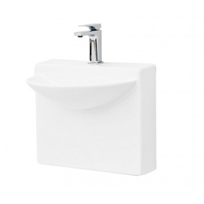Підвісний умивальник ArtCeram Oneshot wall mini, white (WLL0010100) Підвісний умивальник ArtCeram Oneshot wall mini, white (WLL0010100)