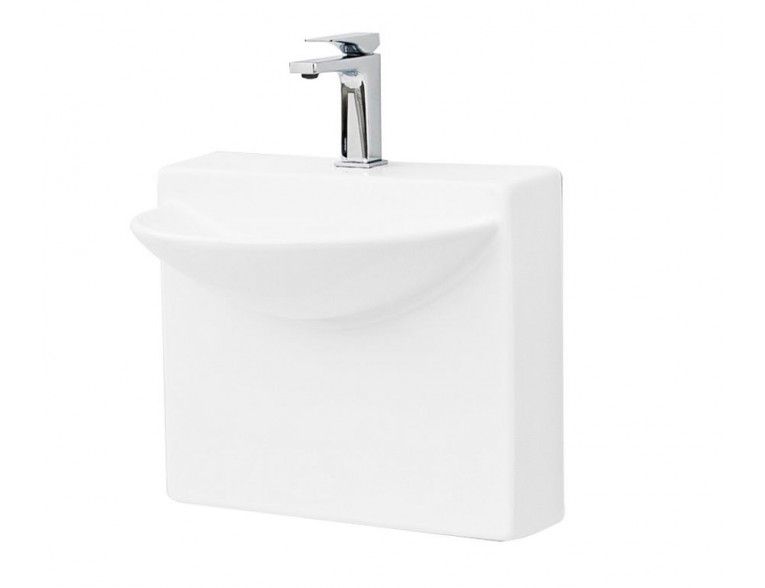 Підвісний умивальник ArtCeram Oneshot wall mini, white (WLL0010100)