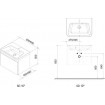 Тумба під умивальник Ravak 10° 550 (X000000733)