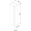 Бічний пенал Ravak 10° 450 (X000000753)