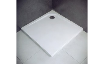 Душовий піддон акриловий, квадратний Besco Acro Ultraslim 80x80 см (BMAC-80)