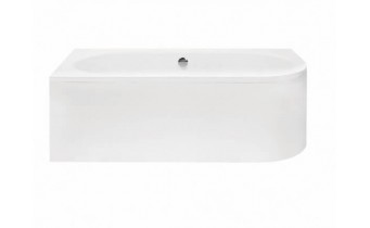 Ванна акрилова Besco Avita / Авіта 180x80 см L - ліва, асиметрична, Лівостороння, заокруглений кут  (WAV-180-NL)