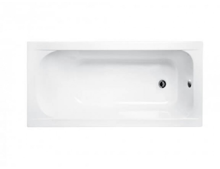 Ванна акрилова Besco Continea 140x70, пряма (WAC-140-PK)