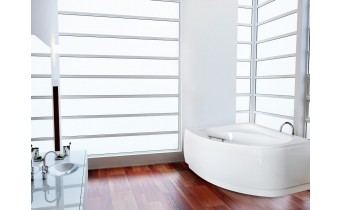 Ванна акрилова Besco Cornea 140x80 L, аисметрична (WAC-140-NL)