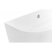 Ванна окремостояча Besco Vista 140x75, біла (WKV-140-WS) Ванна окремостояча Besco Vista 140x75, біла (WKV-140-WS)