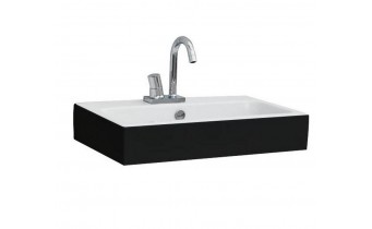 Підвісний умивальник ArtСeram Block, black white (BKL0010150) Підвісний умивальник ArtСeram Block, black white (BKL0010150)