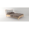 Двоспальне ліжко WoodSoft Orlean / Орлеан 140x190, Ясень (Orlean140190JAS)