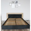 Двоспальне ліжко Embawood Capri / Капрі 160x200, Дуб сонома/сірий (EW6)