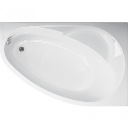Ванна акрилова Vagnerplast Flora 150x100 см R, Правостороння (VPBA151FLA3PX-01)