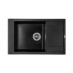 Кухонна мийка Granado Almeria 775x490 мм, black shine (3101)