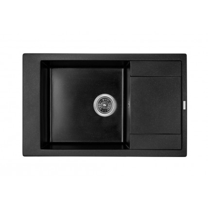 Кухонна мийка Granado Almeria 775x490 мм, black shine (3101) Кухонна мийка Granado Almeria 775x490 мм, black shine (3101)