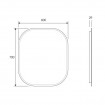 Дзеркало з LED підсвіткою у ванну Elita Sharon 60/70 White, 60x70x2,9 см (168117) Дзеркало з LED підсвіткою у ванну Elita Sharon 60/70 White, 60x70x2,9 см (168117)
