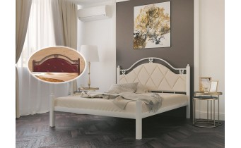 Двоспальне ліжко Метал-дизайн Есмеральда Люкс 180x200 (MT-D-ESL6) Двоспальне ліжко Метал-дизайн Есмеральда Люкс 180x200 (MT-D-ESL6)