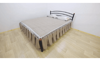 Двоспальне ліжко Метал-дизайн Маргарита 180x200 (MT-D-MR8)