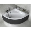 Панель для ванни Besco Mia 140 Black / Чорна,+ кріплення до панелі, екран для ванни (OAM-140-NSC) Панель для ванни Besco Mia 140 Black / Чорна,+ кріплення до панелі, екран для ванни (OAM-140-NSC)