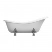 Окремостояча ванна на левиних ногах Omnires Atena Comfort M+ 175x82 см, біла глянцева, ноги докупляється окремо (ATENA174BP) Окремостояча ванна на левиних ногах Omnires Atena Comfort M+ 175x82 см, біла глянцева, ноги докупляється окремо (ATENA174BP)
