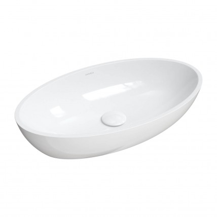 Умивальник на стільницю Omnires Siena M+ 60x35 см, білий глянцевий (SIENALUNBP)