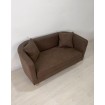 Диван прямий нерозкладний Осло / Oslo 152x72 см, для офісу, кухні, прихожі, очікування, кафе, диван з нішою для журналів, коричневий (WIN2)