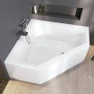 Акрилова ванна Riho Austin Plug & Play 145x145, кутова + ніжки (BD76005)
