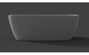 Окремостояча акрилова ванна Riho Omega Back2wall 170x80 з сифоном click / clack + ніжки (BD25)