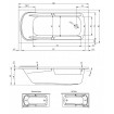 Ванна акрилова Riho Future XL 190x90 см (BC32) Ванна акрилова Riho Future XL 190x90 см (BC32)