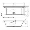 Ванна акрилова Riho Lusso пряма 170x75 cм (BA18) Ванна акрилова Riho Lusso пряма 170x75 cм (BA18)