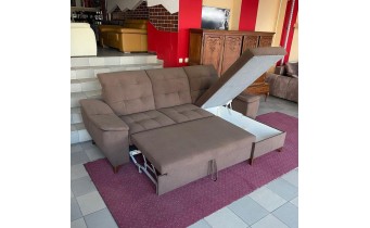 Кутовий диван розкладний ВІКОМеблі Бетті / Betti, коричневий, кут Г (Viko-Betti6)