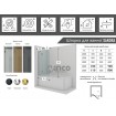 Душова шторка для ванни, нерухома Wave Glass Sandra 60x150 см, на 2 секції, прозоре скло, профіль хромований Душова шторка для ванни, нерухома Wave Glass Sandra 60x150 см, на 2 секції, прозоре скло, профіль хромований