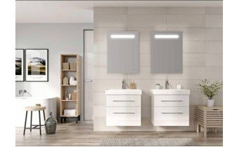 Дзеркало з LED підсвіткою у ванну Elita Lina 60, 60x80x2,9 см (166764)
