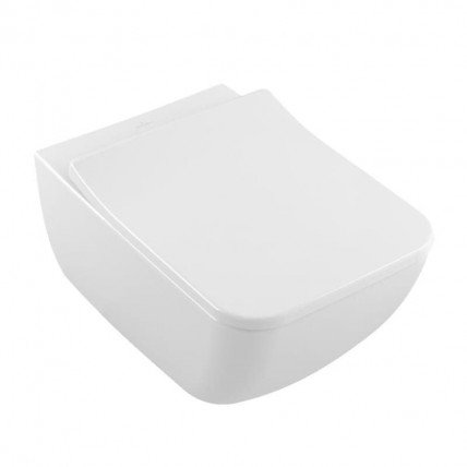 Підвісний унітаз безобідковий Villeroy&Boch Venticello, CeramicPlus (4611R0R1)
