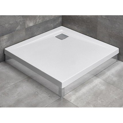 Душовий піддон Radaway Argos C 90x90xx14,5 см, білий, на ніжках, панелі та кутики докупляються окремо (4ACN99-02)