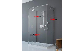 Двері для П-подібної душової кабіни Radaway Essenza New KDJ+S 110 ліві (385023-01-01L) Двері для П-подібної душової кабіни Radaway Essenza New KDJ+S 110 ліві (385023-01-01L)