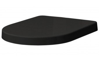 Сидіння soft-close з кришкою для унітазу ArtCeram File 2.0, glossy black (FLA00203)