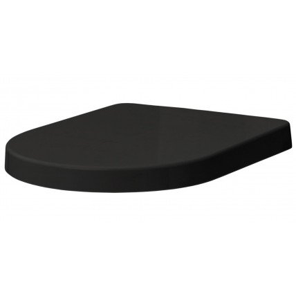 Сидіння soft-close з кришкою для унітазу ArtCeram File 2.0, glossy black (FLA00203)