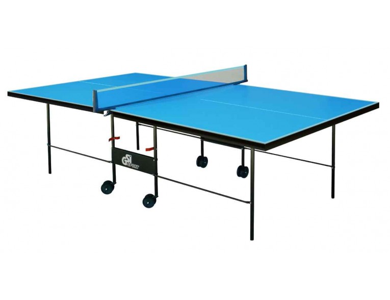 Всепогодній тенісний стіл GSI-sport Athletic Outdoor 274x152,5x76 см Blue