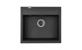 Кухонна мийка Granado Lerida 560x510 мм, black shine (0401) Кухонна мийка Granado Lerida 560x510 мм, black shine (0401)