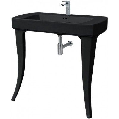 Підвісний умивальник ArtCeram Jazz, glossy black (JZL0010300) Підвісний умивальник ArtCeram Jazz, glossy black (JZL0010300)