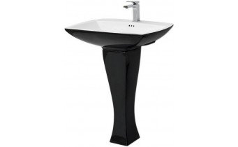 Підвісний умивальник ArtCeram Jazz, black white (JZL0030150) Підвісний умивальник ArtCeram Jazz, black white (JZL0030150)