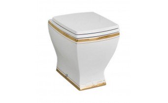 Підлоговий унітаз ArtCeram Jazz, gold stripes (JZV0020111) Підлоговий унітаз ArtCeram Jazz, gold stripes (JZV0020111)